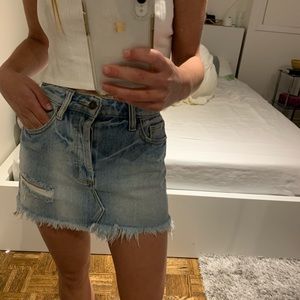 Denim skirt